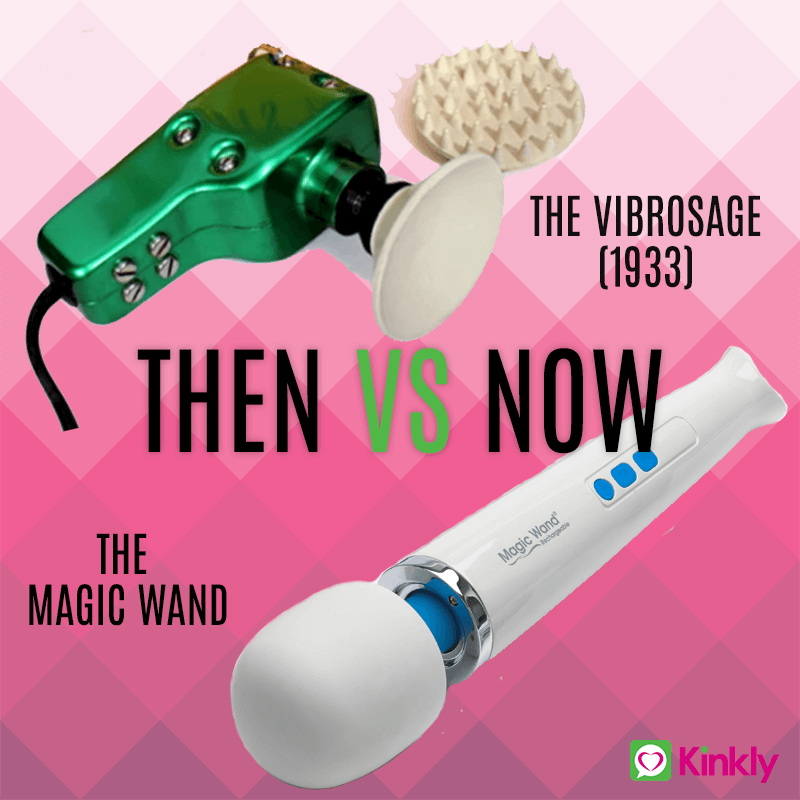 Kinkly: Vibrators - Then vs Now: The Vibrosage (1933) vs The Magic Wand