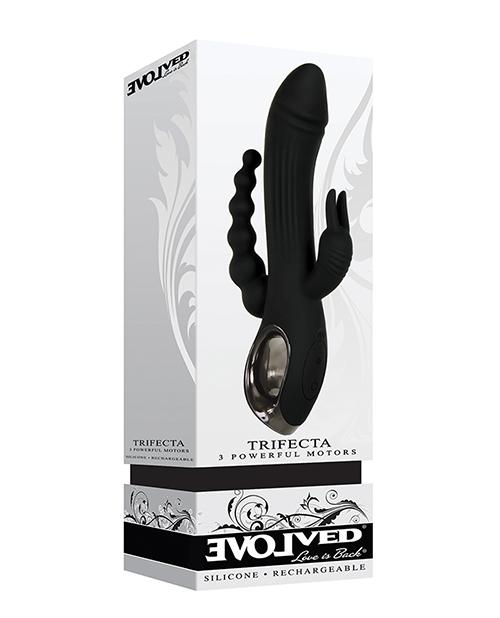 Evolved Trifecta vibrator in box