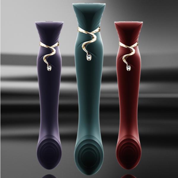 three ZALO Queen G-Spot PulseWave Vibrators