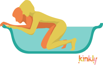 Bend Over Bathtub sex position