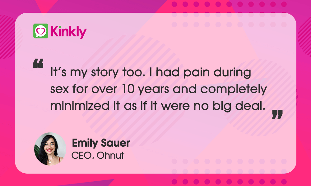 Emily Sauer CEO Ohnut Quote