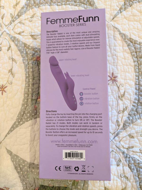 FemmeFunn Booster Rabbit: Sex Toy Review