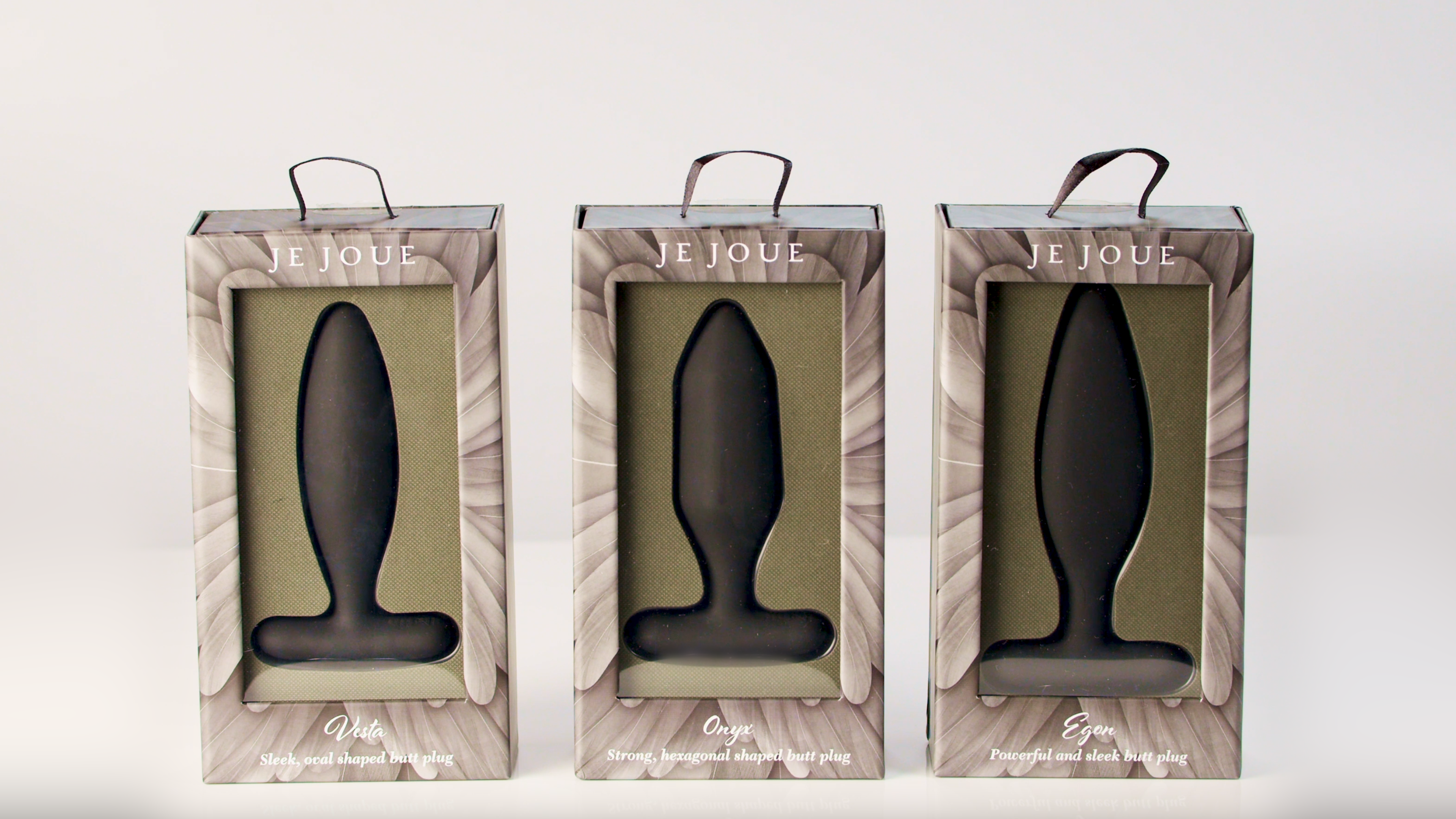 Je Joue Vesta, Egon and Nyx vibrating butt plugs