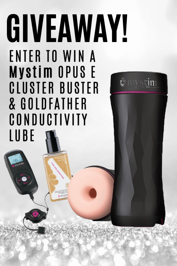 Mystim Bundle Giveaway! Opus E, Cluster Buster & Goldfather Conductivity Lube