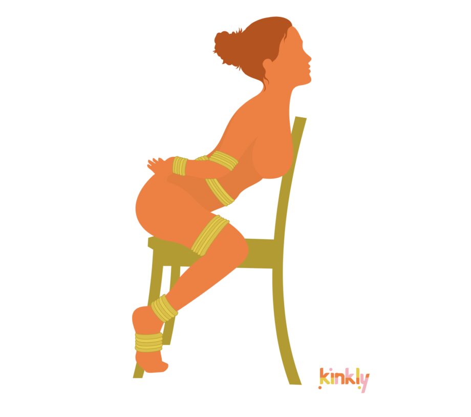 Reverse Chair Bondage Position position illustration