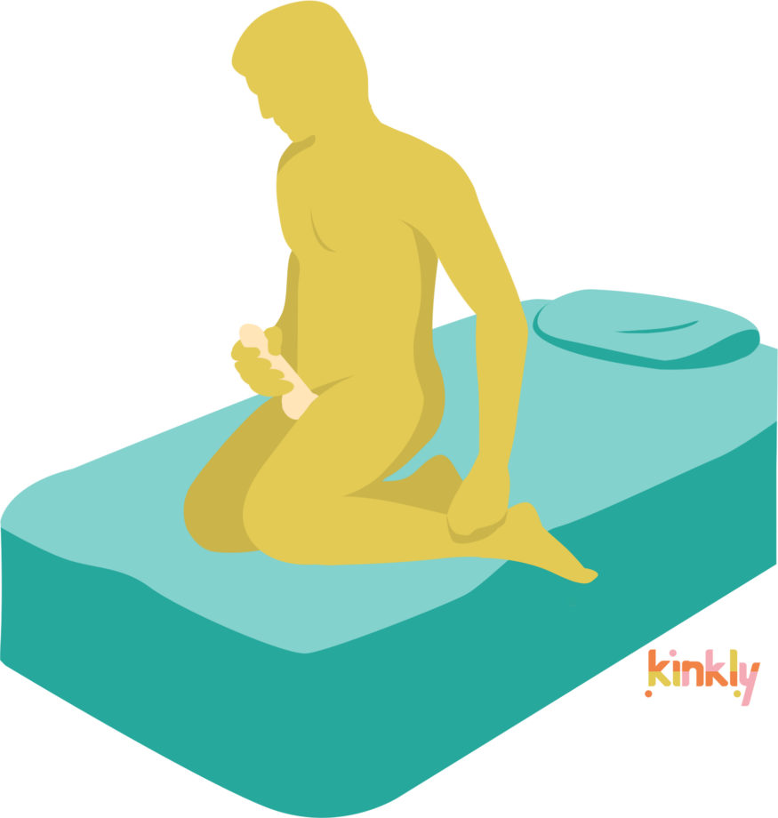 Kneeling Kneading Sex Position position illustration