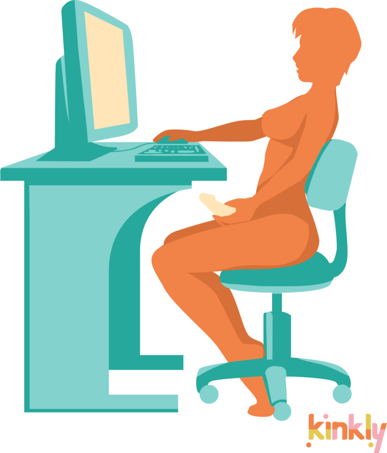 Stroke and Scroll Sex Position position illustration