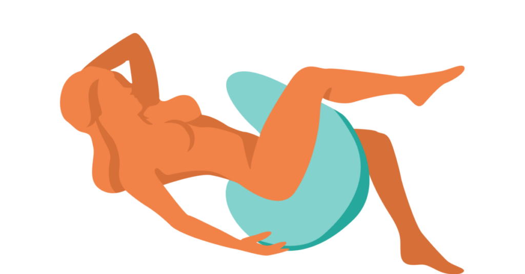 Crescent Cum Sex Position illustration