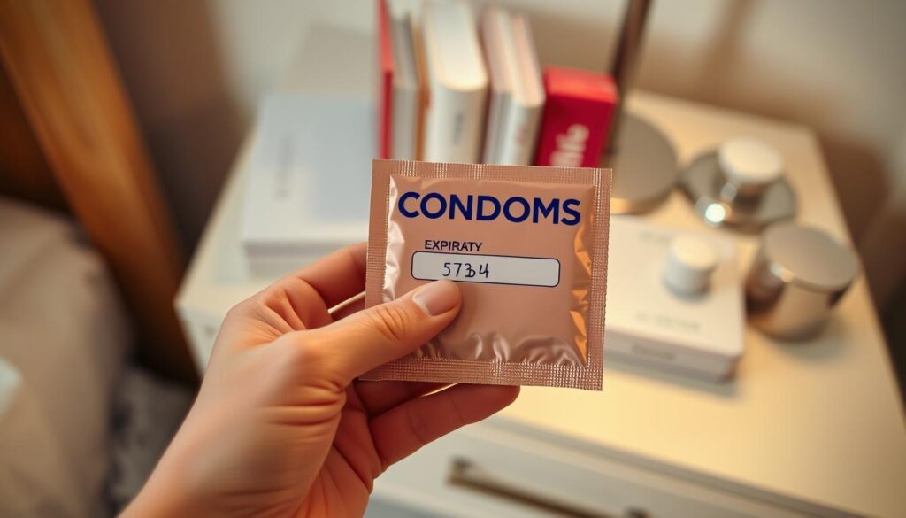 checking condom expiration