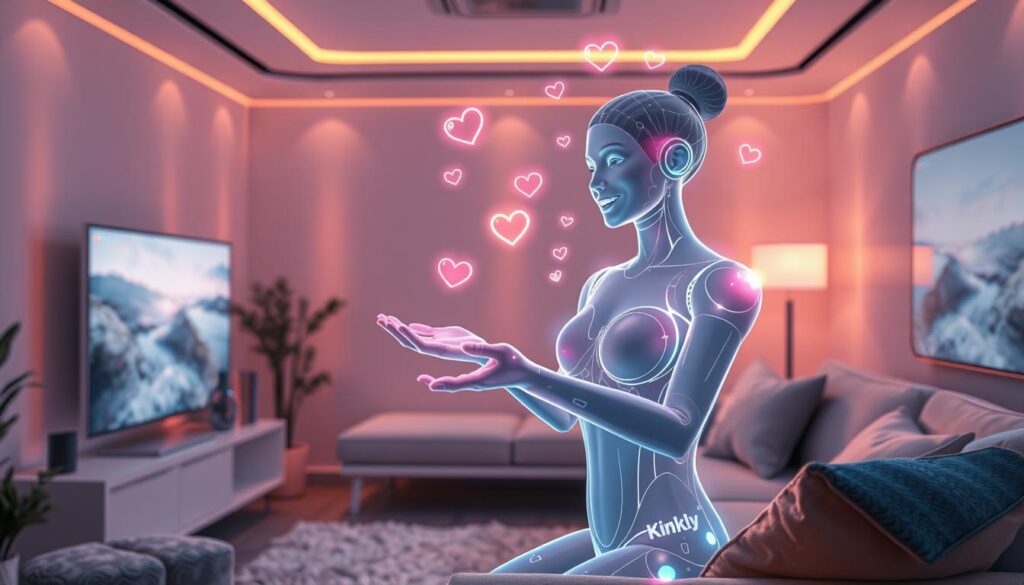 AI girlfriend simulated romance experience