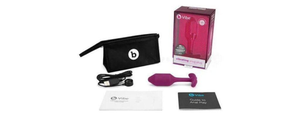 b-Vibe Vibrating Weighted Snug Plug | Kinkly